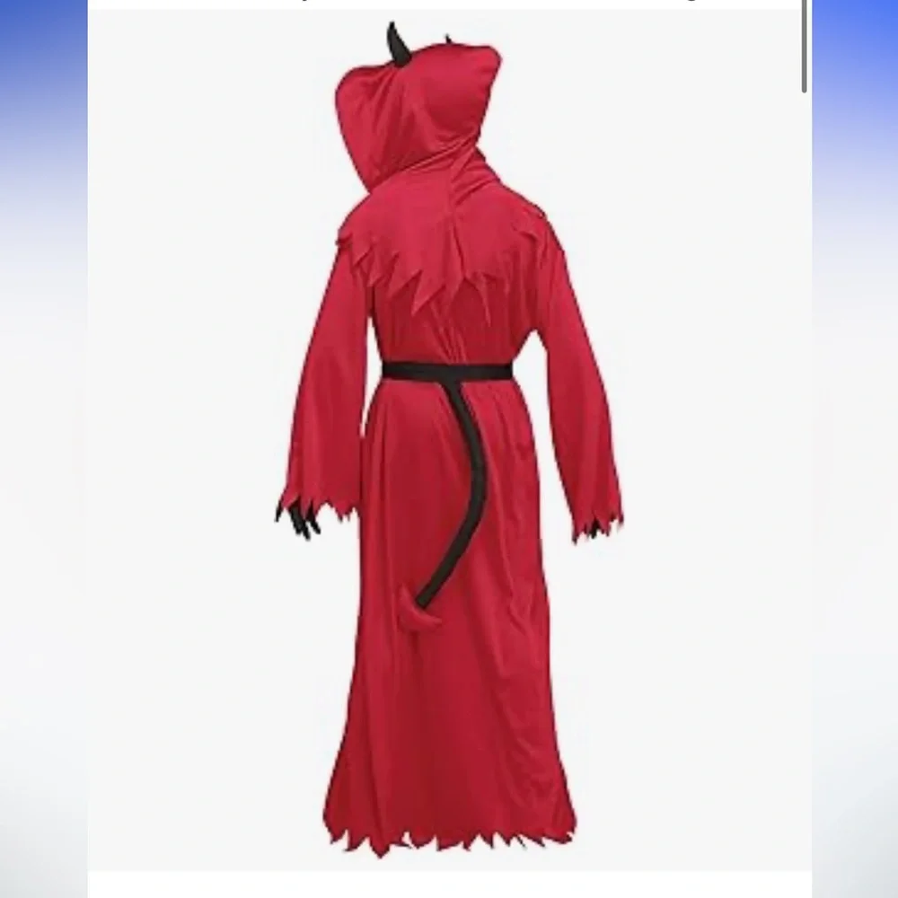 NWT Fun World Boys Fade In & Out Devil Costume Halloween‎ Cosplay